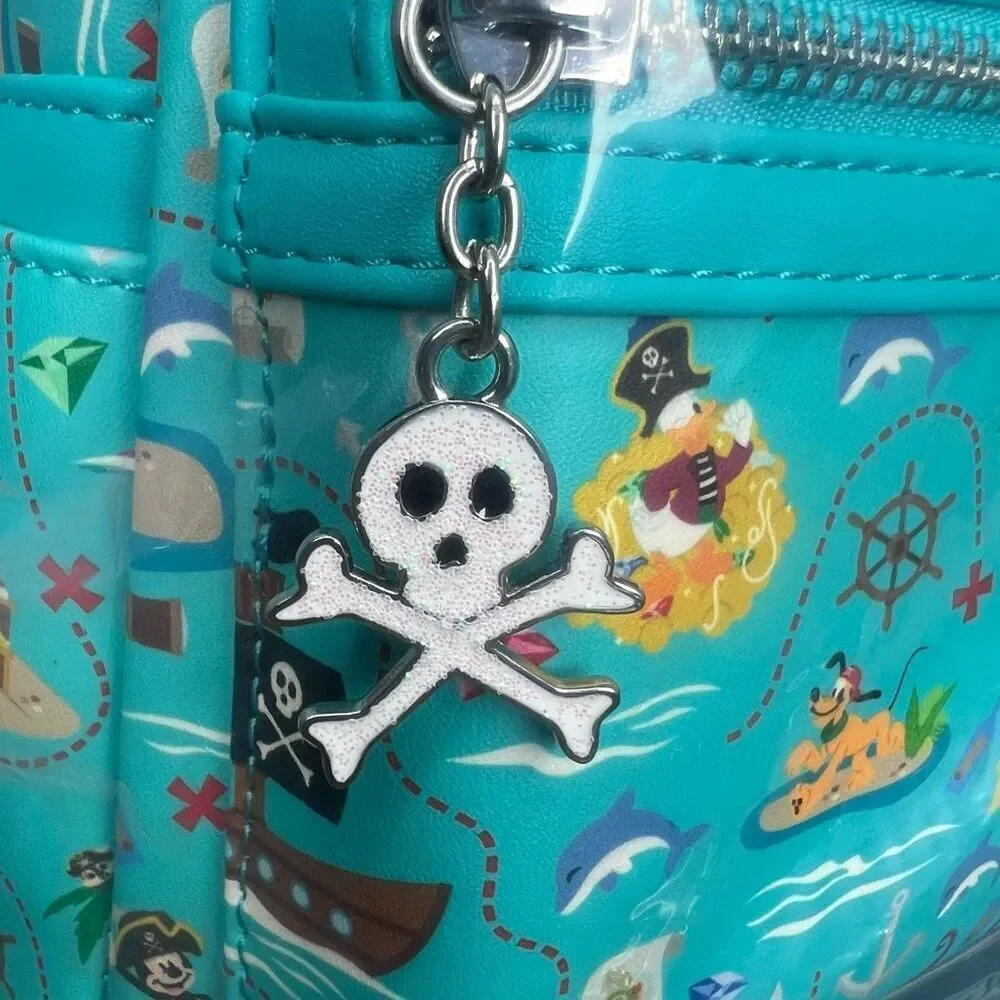 NEW Loungefly Pirate Mickey and Friends AOP Mini Backpack 2